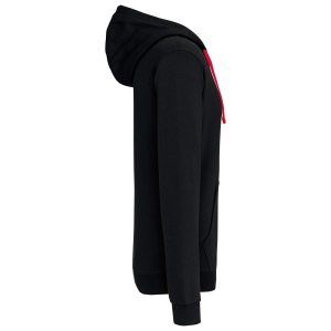 Sweat-shirt zippé capuche contrastée 23