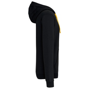 Sweat-shirt zippé capuche contrastée 24