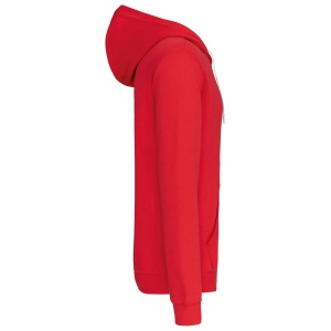 Sweat-shirt zippé capuche contrastée 27