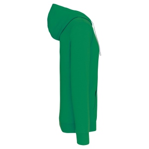 Sweat-shirt zippé capuche contrastée 29