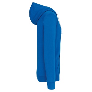 Sweat-shirt zippé capuche contrastée 30