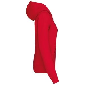 Sweat-shirt zippé capuche contrastée femme 19