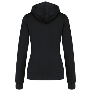 Sweat-shirt zippé capuche contrastée femme 10