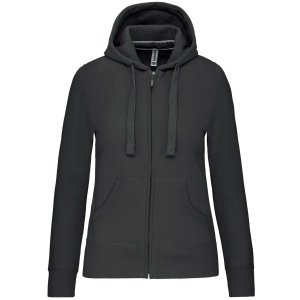 Sweat-shirt zippé capuche femme 8