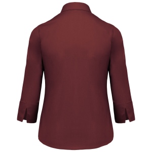 Chemise popeline polycoton manches 3/4 entretien facile femme 24