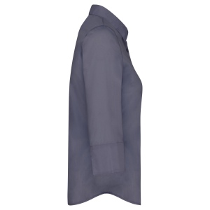 Chemise popeline polycoton manches 3/4 entretien facile femme 36