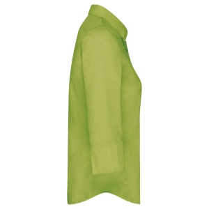 Chemise popeline polycoton manches 3/4 entretien facile femme 38