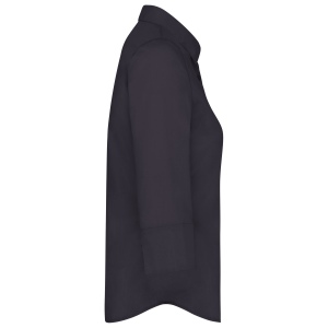 Chemise popeline polycoton manches 3/4 entretien facile femme 40
