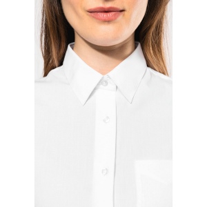 Chemise popeline polycoton manches 3/4 entretien facile femme 45