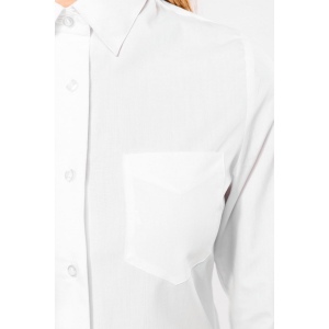 Chemise popeline polycoton manches 3/4 entretien facile femme 46