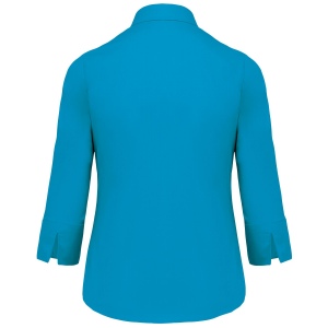 Chemise popeline polycoton manches 3/4 entretien facile femme 18