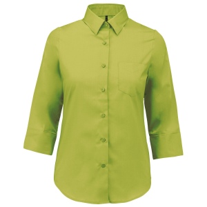 Chemise popeline polycoton manches 3/4 entretien facile femme 12