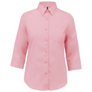 Chemise popeline polycoton manches 3/4 entretien facile femme 3