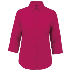 Chemise popeline polycoton manches 3/4 entretien facile femme 13
