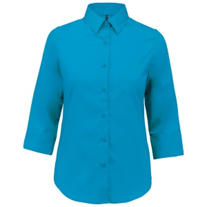 Chemise popeline polycoton manches 3/4 entretien facile femme 5