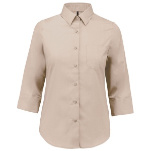 Chemise popeline polycoton manches 3/4 entretien facile femme 7