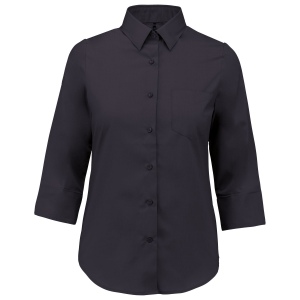 Chemise popeline polycoton manches 3/4 entretien facile femme 14