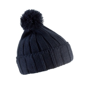 Bonnet à pompon avec revers 6