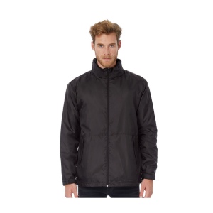 Veste coupe-vent doublée micropolaire homme