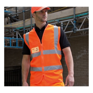 Gilet de sécurité zippé