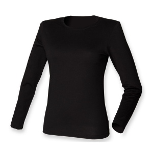 Tee-shirt stretch femme manches longues 2
