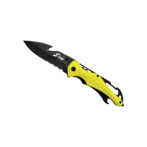 Couteau de sécurité 'Emergency', jaune fluo 4