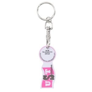 Porte-clés jeton aluminium - at3 3