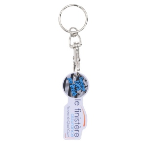 Porte-clés jeton aluminium - at3