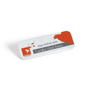 Badge rectangle 6,9 x 2,4 cm (+Copie laser CL11) 5