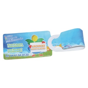 Etiquette bagage pvc standard (+Quadri numérique QV31)