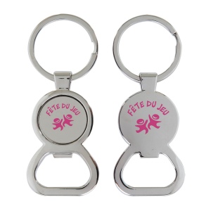 Porte-cles jeton decapsuleur (+Gravure laser métal YA31) 6