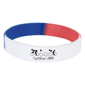 Bracelet silicone tri. adulte (+Tampographie TA91)
