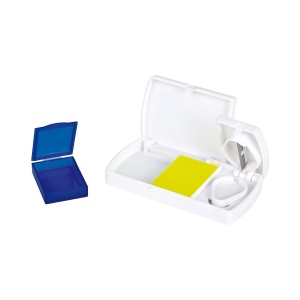 Pilulier 2 compt. coupe-pilule (+Tampographie TA41) 3