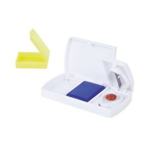 Pilulier 2 compt. coupe-pilule (+Tampographie TA41) 4