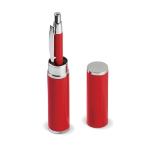 Stylo bille dans étui tube métal 33