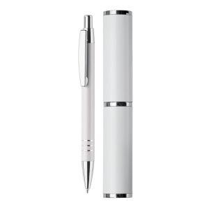 Stylo bille dans étui tube métal 2