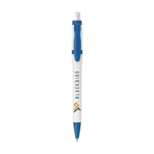 Stylo à encre bleue de la marque Stilolinea®, avec clip et pointe colorés 7