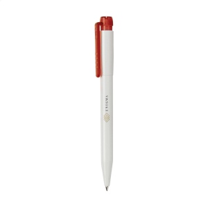 Stylo à encre bleue de la marque Stilolinea®, avec clip/bouton-poussoir colorés translucides 7