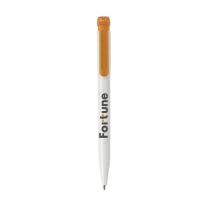 Stylo à encre bleue de la marque Stilolinea®, avec clip/bouton-poussoir colorés translucides 6