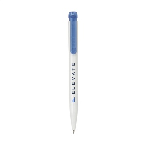 Stylo à encre bleue de la marque Stilolinea®, avec clip/bouton-poussoir colorés translucides 5