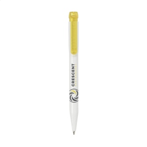 Stylo à encre bleue de la marque Stilolinea®, avec clip/bouton-poussoir colorés translucides 4