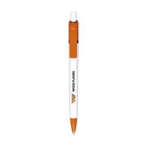 Stylo à encre bleue de la marque Stilolinea®, avec clip et pointe colorés 4