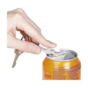 Porte-clés décapsuleur en aluminium 24