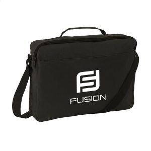 Sac bandoulière/porte-documents en polyester 600D avec poche principale spacieuse, 2 pochettes pour stylos et bandoulière réglable 6