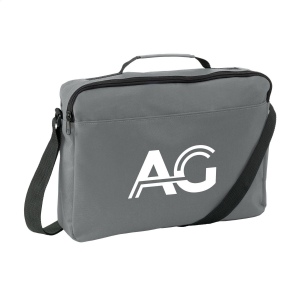 Sac bandoulière/porte-documents en polyester 600D avec poche principale spacieuse, 2 pochettes pour stylos et bandoulière réglable 7