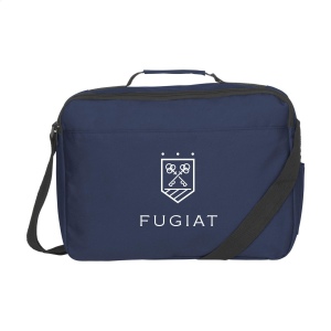 Sac bandoulière/porte-documents en polyester 600D avec poche principale spacieuse, 2 pochettes pour stylos et bandoulière réglable 2