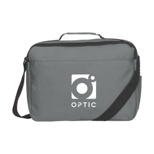 Sac bandoulière/porte-documents en polyester 600D avec poche principale spacieuse, 2 pochettes pour stylos et bandoulière réglable 4