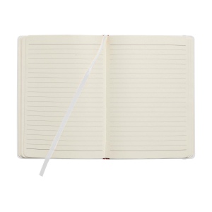 Bloc-notes format A4 avec environ 96 feuilles / 192 pages de couleur crème, papier ligné (80 g/m²) certifié FSC Mix 5