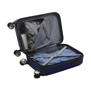 Valise à roulettes légère, tendance, fabriquée en 100% ABS avec d'aspect métallique 16