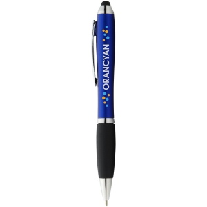 Stylo stylet coloré avec grip noir Nash (encre bleue) 7
